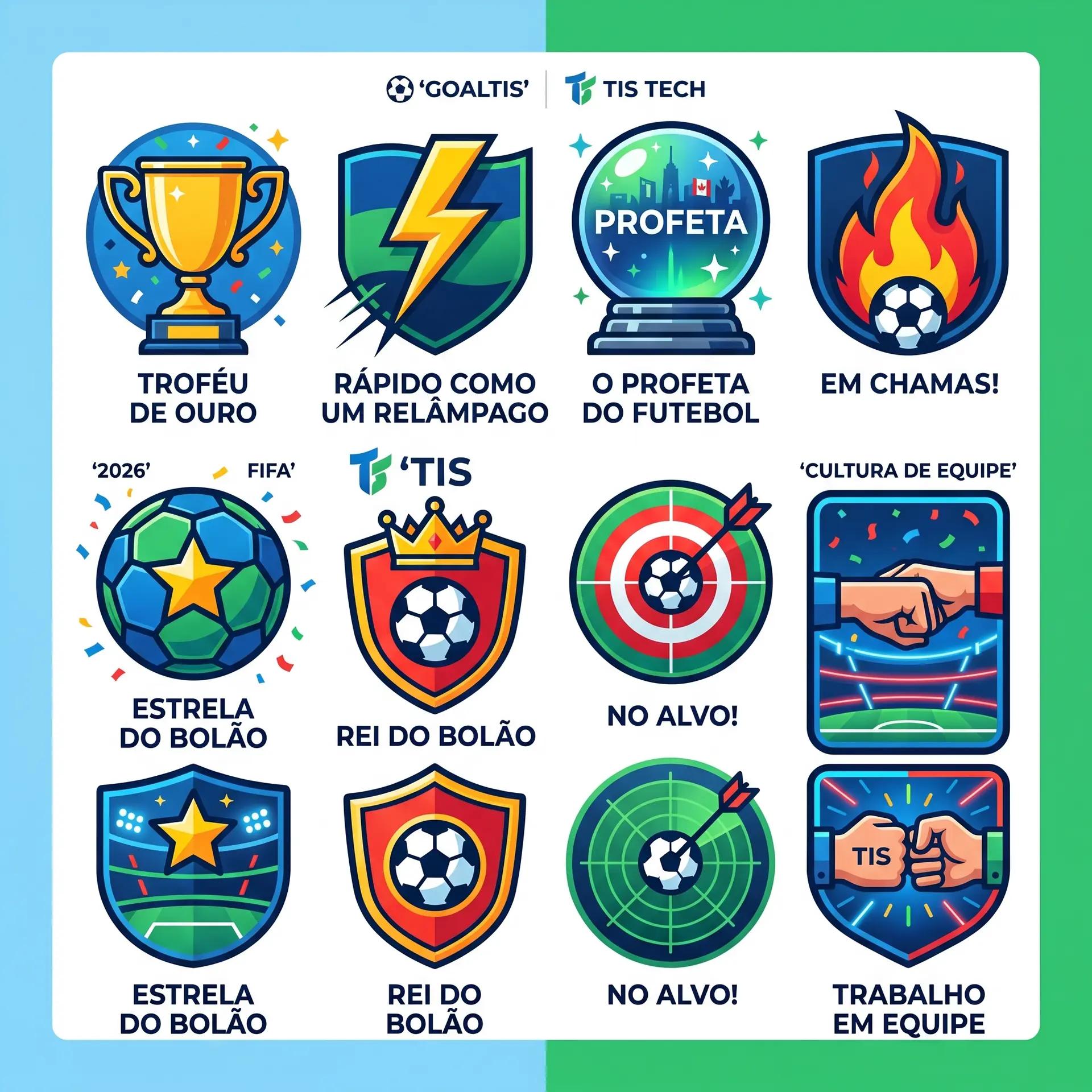 Conquistas e Badges GoalTIS